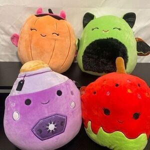 Bundle of 4 - 8" Squishmallows  -one is flipamallow